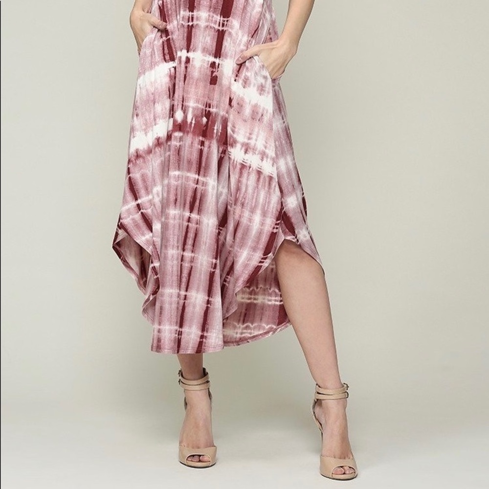 SUPER SOFT STRAPPY TIE DYE DRESS - Picture 14 of 15